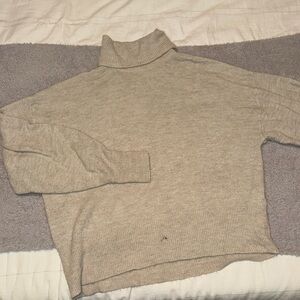Tan turtle neck sweater